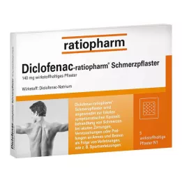 DICLOFENAC-parches analgésicos ratiopharm, 5 uds
