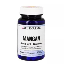 MANGAN Cápsulas de 5 mg GPH , 60 uds