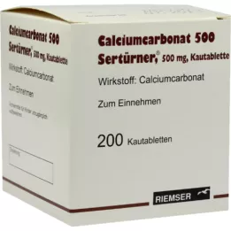 Carbonato de calcio 500, 200 pz