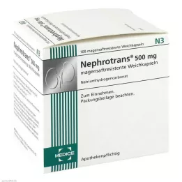 NEPHROTRANS Cápsulas gastrorresistentes, 100 uds