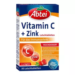 ABTEI Pastillas de vitamina C más zinc, 30 uds