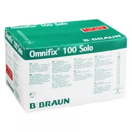 OMNIFIX Jeringa de insulina de 1 ml para U100, 100 uds