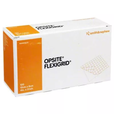 OPSITE Flexigrid Apósito para heridas transp. 8x10 cm estéril, 100 uds OPSITE Flexigrid Apósito para heridas transp. 8x10 cm estéril, 100 uds