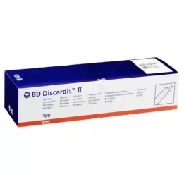 BD DISCARDIT II Jeringa de 5 ml, 100X5 ml
