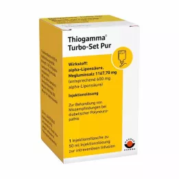 THIOGAMMA Botellas de inyección Turbo Set Pur, 50 ml
