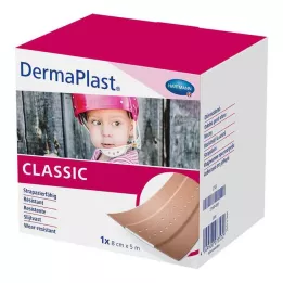 DERMAPLAST CLASSIC Yeso para heridas 8 cm x 5 m, 1 ud
