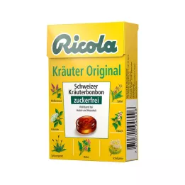 RICOLA Bombones de hierbas en caja de 50 g