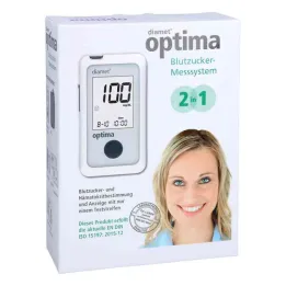 Sistema de medición de glucosa en sangre Diamet optima 2en1 (1 pieza)