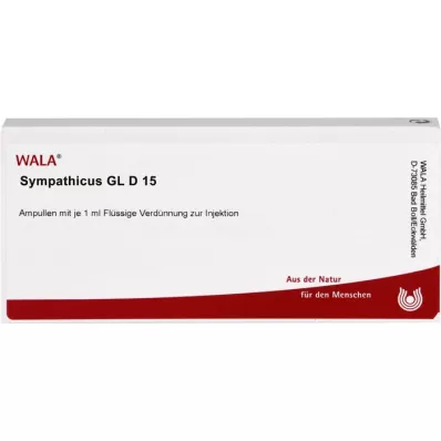 SYMPATHICUS GL D 15 ampollas, 10X1 ml SYMPATHICUS GL D 15 ampollas, 10X1 ml
