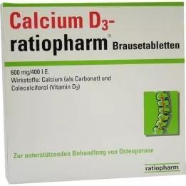 CALCIUM D3-ratiopharm Break tabletas, 20 pz