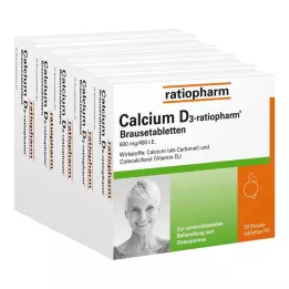 CALCIUM Tabletas efervescentes de D3-ratiopharm, 100 uds
