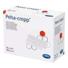 PEHA CREPP Venda de fijación 8 cm x 4 m, 20 uds
