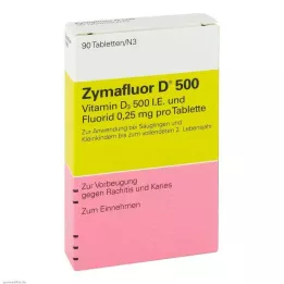 ZYMAFLUOR D 500 comprimidos, 90 uds