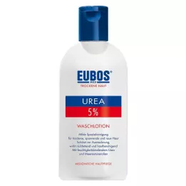 EUBOS TROCKENE Loción limpiadora para la piel con urea al 5 %, 200 ml