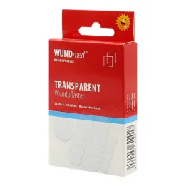 Apósitos transparentes impermeables 4 tamaños, 20 piezas