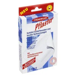 Apósitos con abrasiones de gasa de aluminio, 3 piezas