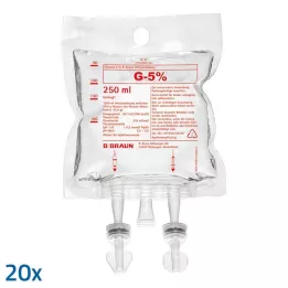 Glucosa 5% B.Braun EcoBag, 20x250 ml