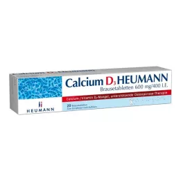 Tabletas Efervescentes de Calcio D3 Heumann, 20 pz