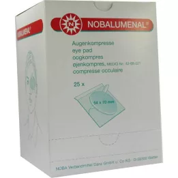 NOBALUMENAL Compresa ocular 54x70 mm estéril, 25 uds