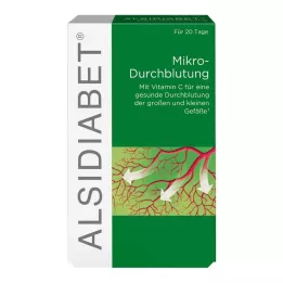 ALSIDIABET Cápsulas para la microcirculación diabética, 60 uds
