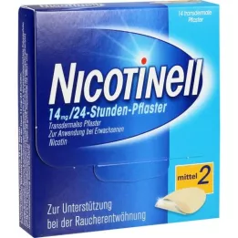NICOTINELL 14 mg/yeso de 24 horas 35mg, 14 pz