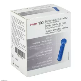 BEURER Lancetas de aguja estériles, 100 uds