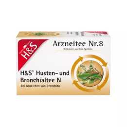 H&amp;S Té para la tos y los bronquios, en bolsitas filtrantes, 20 x 2,0 g