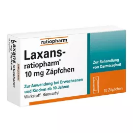 LAXANS-Supositorios de ratiopharm 10 mg, 10 uds