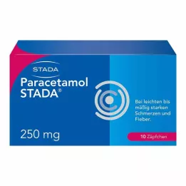 PARACETAMOL STADA Supositorios de 250 mg, 10 uds