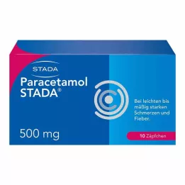 PARACETAMOL STADA Supositorios de 500 mg, 10 uds
