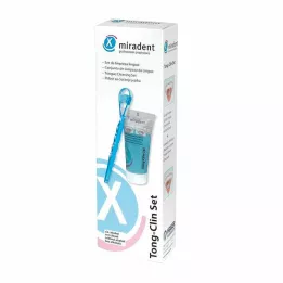 MIRADENT Kit de limpieza de lengua Tong-Clin, 1 pieza
