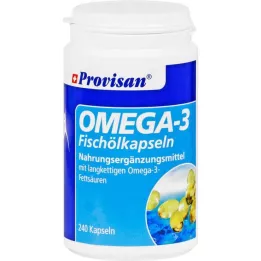 PROVISAN Cápsulas de aceite de pescado omega-3, 240 pz