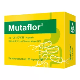 MUTAFLOR Cápsulas duras gastrorresistentes, 20 uds