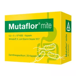 MUTAFLOR Cápsulas duras gastrorresistentes contra ácaros, 20 uds
