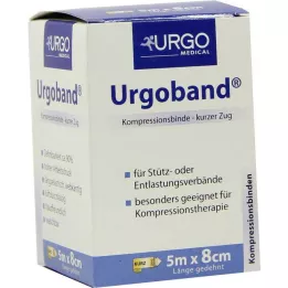 URGOBAND Venda elástica corta 8 cm x 5 m, 1 ud