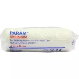 MULLBINDEN 8 cm con celofán, 1 pz