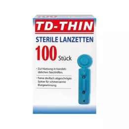 GLUCO TEST Lancetas, 100 uds