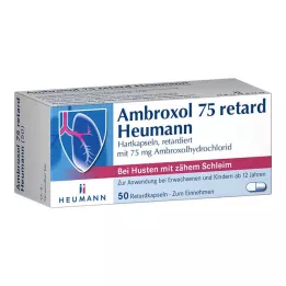 AMBROXOL 75 cápsulas retardadas de Heumann, 50 uds