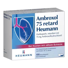 AMBROXOL 75 cápsulas retardadas de Heumann, 100 uds
