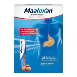 MAALOXAN Líquido de 25 mVal, 20 x 10 ml