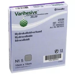 VARIHESIVE extra fino 10x10 cm HKV hidroactivo, 5 uds