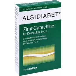 ALSIDIABET Zimt Catechine F.Diab.Type II Cápsulas, 30 pz