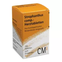 STROPHANTHUS COMP.Tabletas para el corazón, 250 uds