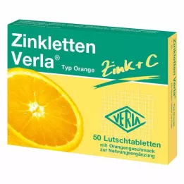 ZINKLETTEN Pastillas de naranja Verla, 50 uds