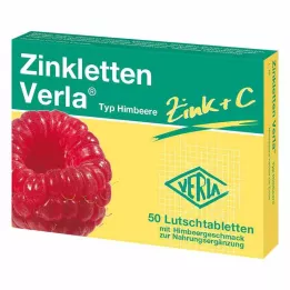 ZINKLETTEN Pastillas de frambuesa Verla, 50 uds