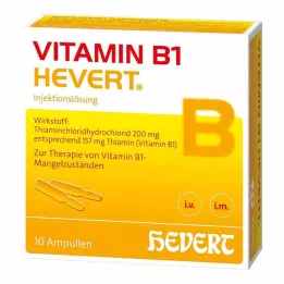 VITAMIN Ampollas B1 HEVERT , 10 uds