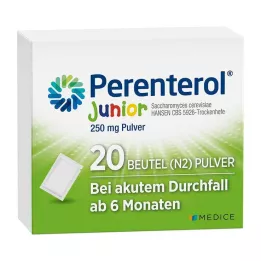 PERENTEROL Frasco de polvo para niños de 250 mg, 20 uds