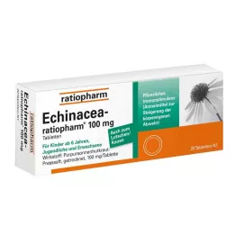 ECHINACEA-RATIOPHARM Comprimidos de 100 mg, 20 uds