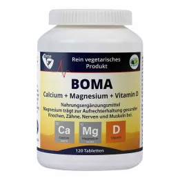 Tabletas de calcio, magnesio y vitamina D, 120 piezas