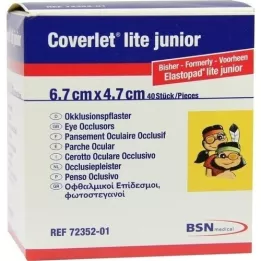 COVERLET Lite Junior Eye -Clever Fan 47x67 mm, 40 pz
